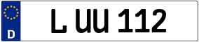 Truck License Plate